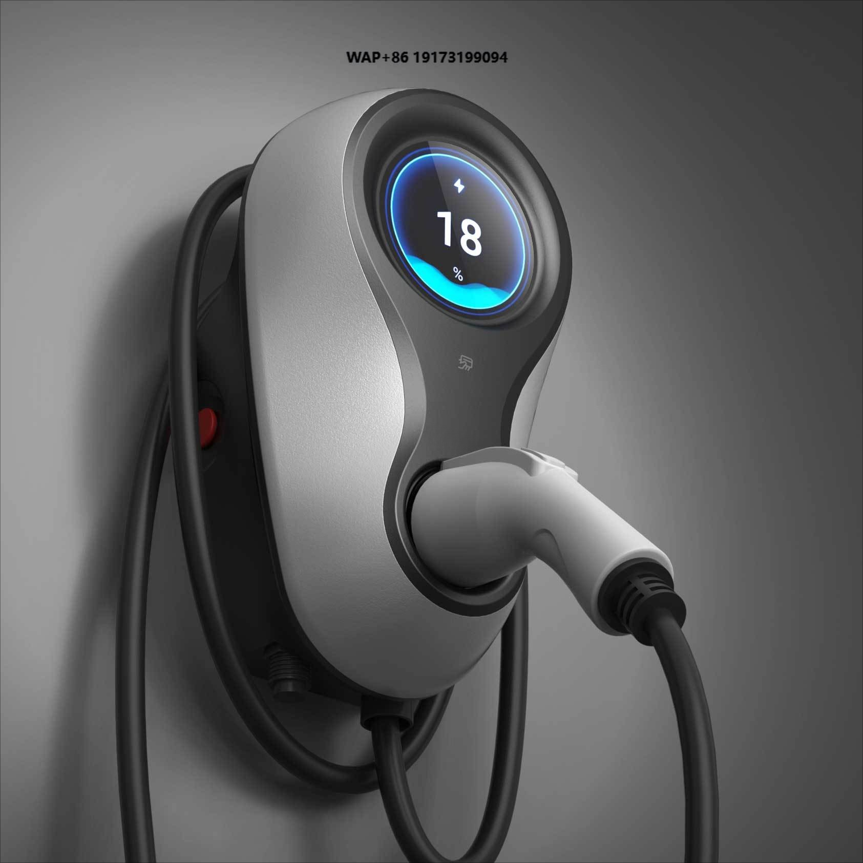 Ev Charger - 新しいポータブルAC急速充電EV充電器（5Mケーブル付き、ヨーロッパ規格対応）