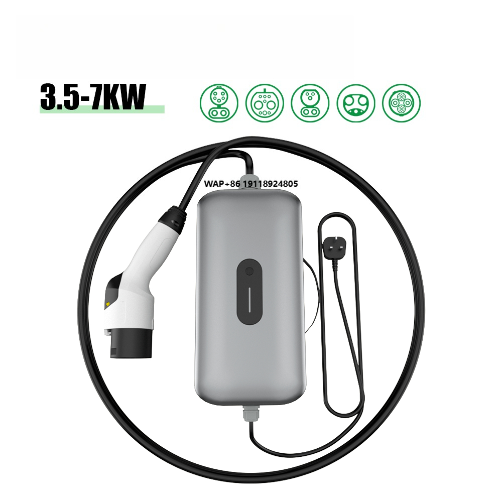 Ev Charger - Electway 新型 3.5kW 7kW DC ポータブル電気自動車充電器