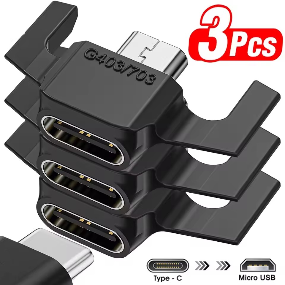 Type 2 Charger - マイクロ USB から Type-C 充電アダプター Logitech
