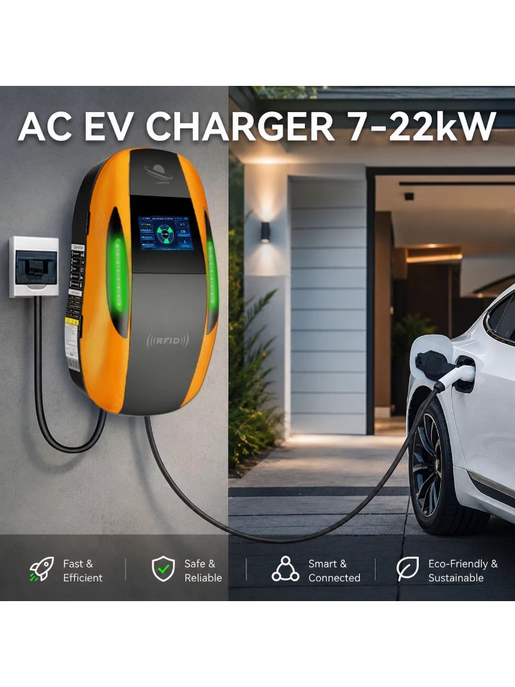 IP65防水対応、7kW～22kWのAC急速充電器。家庭用お - Home Ev Charger のレビューと価格