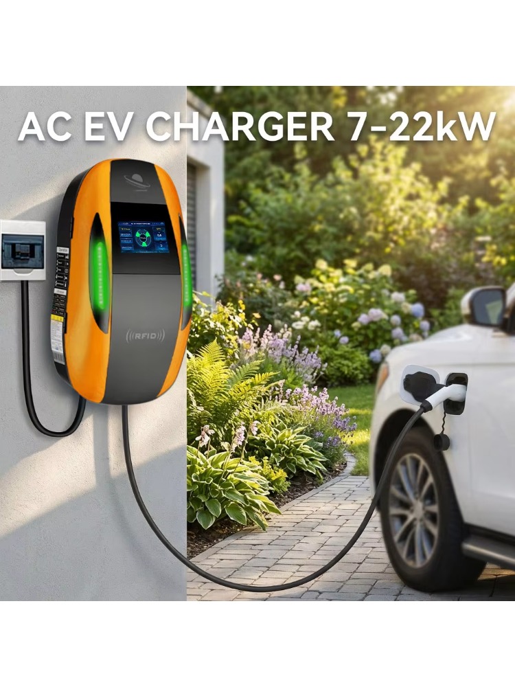 IP65防水対応、7kW～22kWのAC急速充電器。家庭用お - Home Ev Charger のレビューと価格