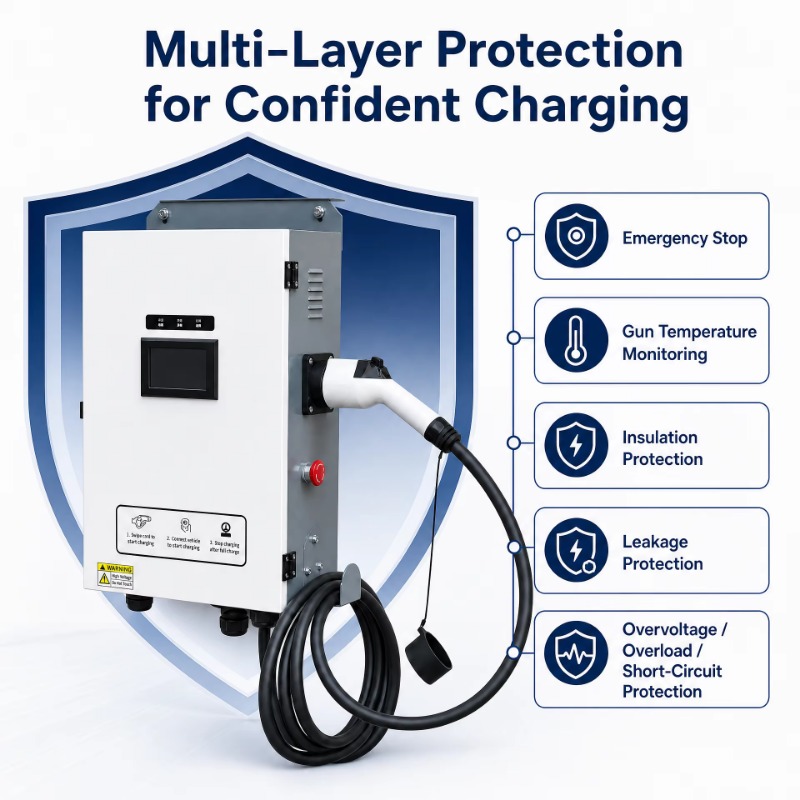 床置き型充電ステーション DC EV充電ステーション 40K - Ev Charger のレビューと価格