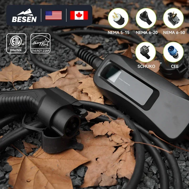 BESEN 8.8kW ポータブル タイプ1 EV充電器 単 - Portable Ev Charger のレビューと価格