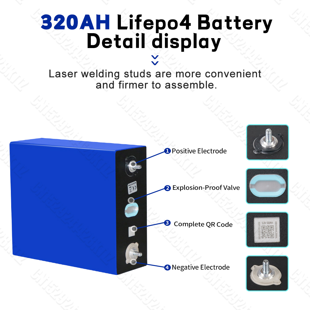 3.2V Lifepo4 バッテリー 320AH 米国在庫  - Ev Charging Pile のレビューと価格