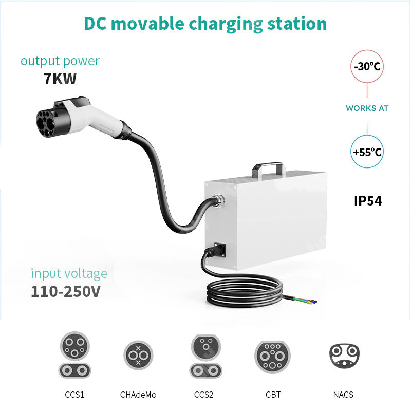 新しいUN38.3認証済みDCモバイル充電器、ターンキーEV - Ev Charger のレビューと価格