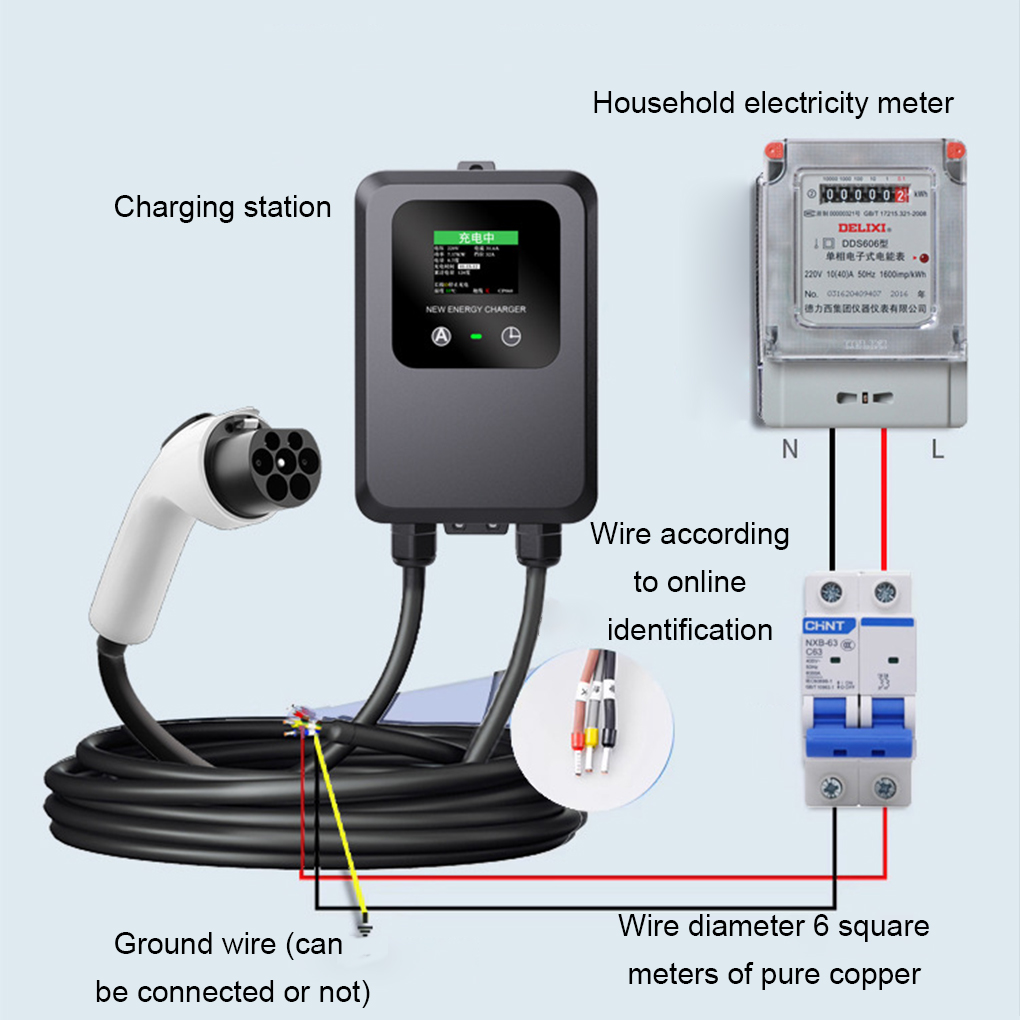 EV 充電器 32A-24A-16A-8A 7KW 1 相電 - Wallbox Ev のレビューと価格