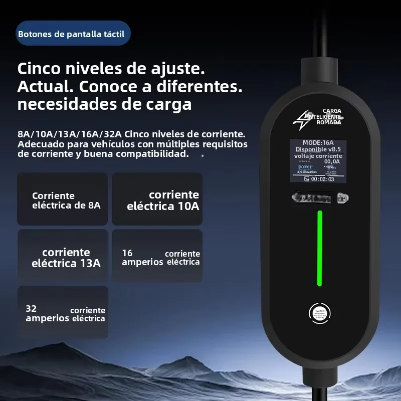 電気自動車用ポータブル充電器,ウォールボックスアダプター,ケ - Ev Charger Adapter のレビューと価格