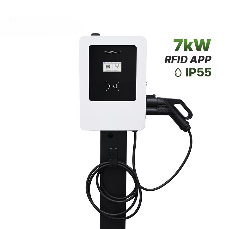 北米市場向けの新しい7kW DC急速EV充電器 CCS1 壁 - Ev Charger のレビューと価格